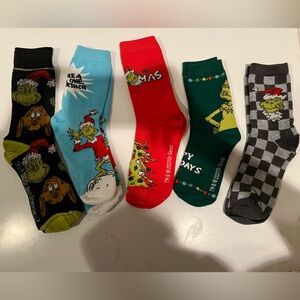 Dr. Seuss Grinch Christmas Socks